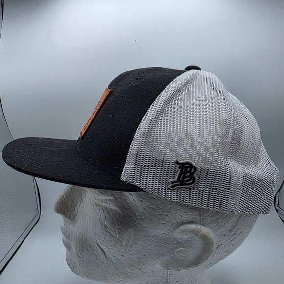 Branded Bills Style 200 Snapback Cap Mens Black White Hat Moustaches For Kids - Picture 2 of 10